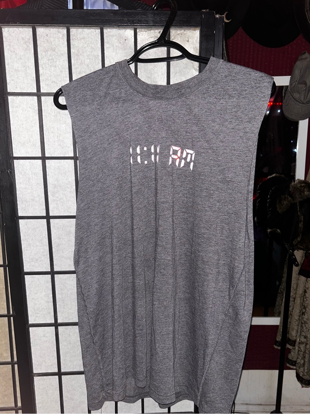 Vintage drop dead 11:11 sleeveless shirt